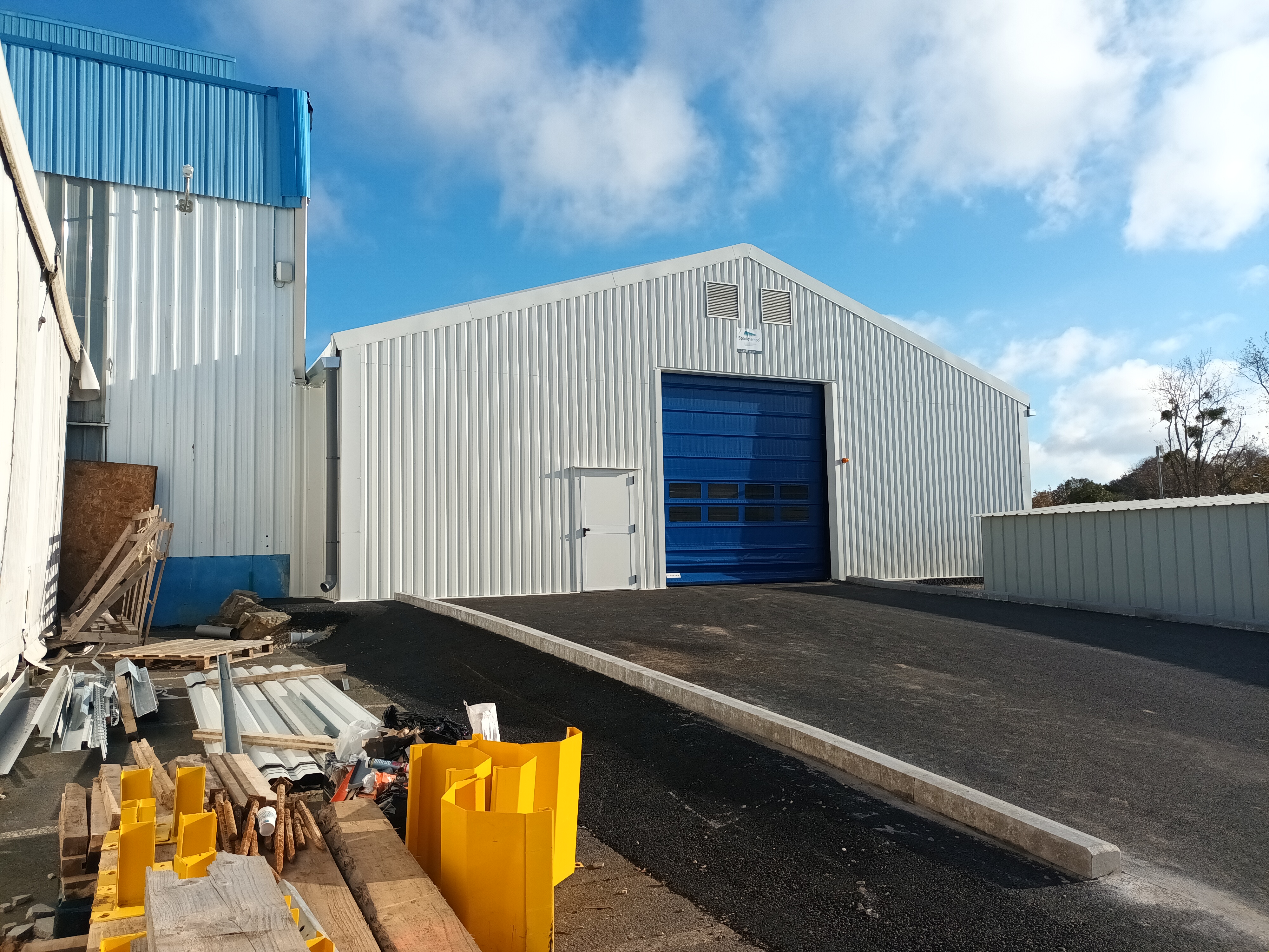 Extension bâtiment industriel