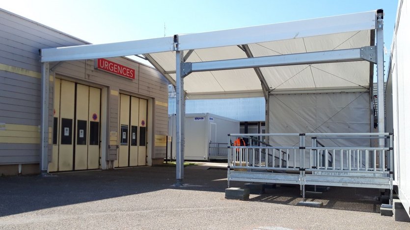 Auvent urgences