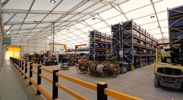 Bâtiment stockage sur racks