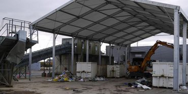 Auvent de stockage - Veolia Propreté