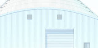 Hangar démontable rapidement mis en place dans les Deux-Sèvres