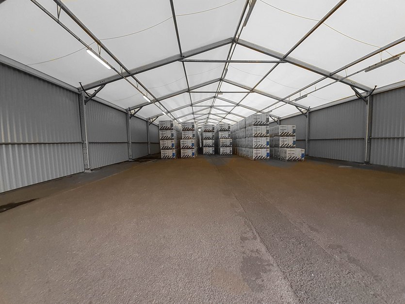 Bâtiment de stockage industriel