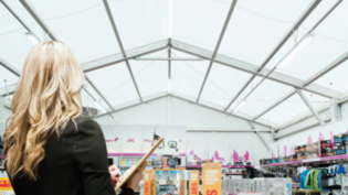 Bâtiments démontables pour les acteurs de la grande distribution