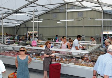 Bâtiments pour la grande distribution - Halle marchande