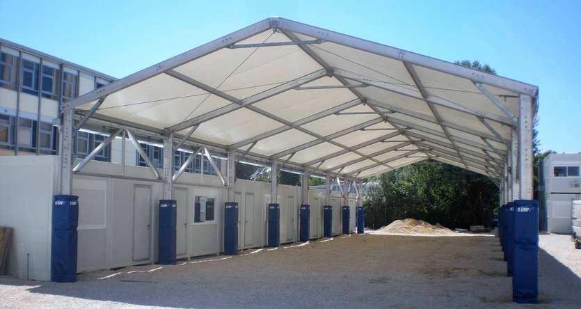 Des bâtiments temporaires pour les établissements scolaires