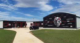Salle de musculation pour un club de rugby