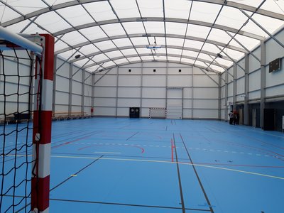 Construction démontable pour le Sport