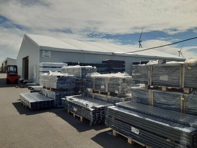 Construction d'un entrepôt logistique