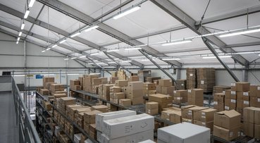 Zone de stockage de marchandises