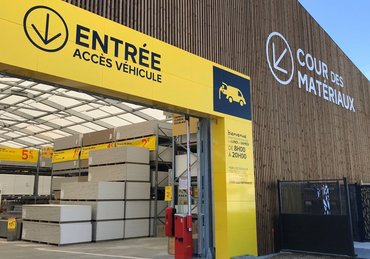 Bâtiments pour la grande distribution - Zone de remise de marchandises