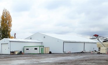 Structure pour un chantier de dépollution